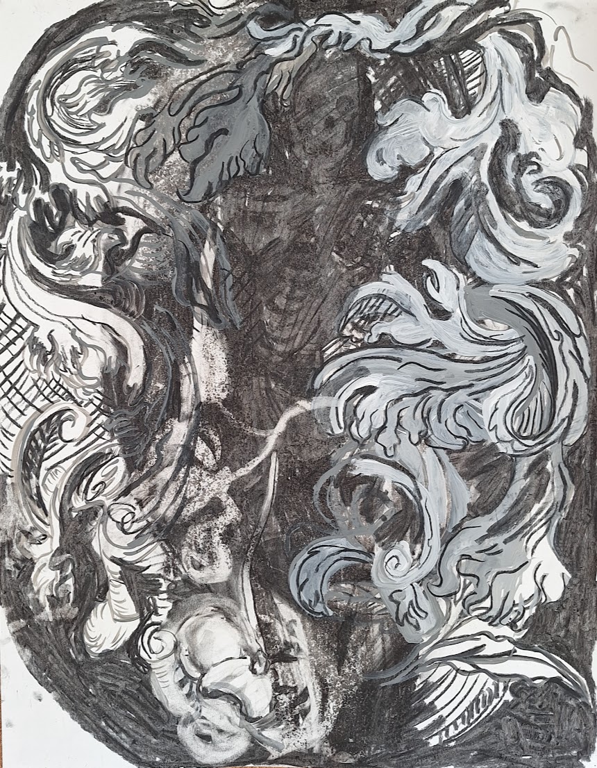 Barok figuur tekening